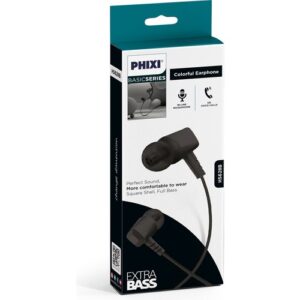 Phixi Basic Siyah HS628B Mikrofonlu Kulakiçi Kulaklık