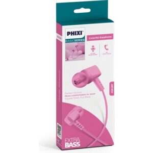 Phixi Basic Pembe HS628P Mikrofonlu Kulakiçi Kulaklık