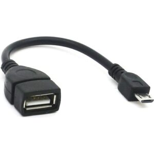 Micro USB Otg Kablosu - USB A Dişi - Micro USB B 5 Pin Erkek Adaptör Kablosu Mikro Otg
