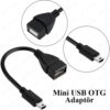 Mini USB V3 5 Pin Otg Kablosu USB Dişi Mini USB Erkek - Görsel 2
