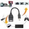 Mini USB V3 5 Pin Otg Kablosu USB Dişi Mini USB Erkek - Görsel 3