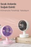 Torima F-08 Beyaz Mini Fan Vantilatör Masa Fan - Görsel 2