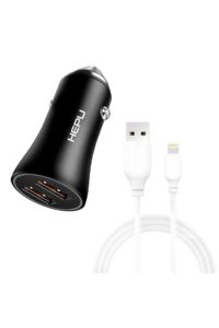 HP779L QC3.0 2x USB Metal Araç Şarj Cihazı
