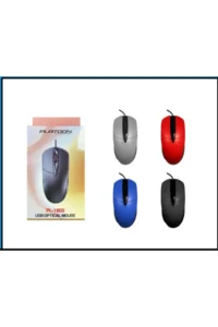 Platoon PL-1903 Mouse Kırmızı Karma Kablolu