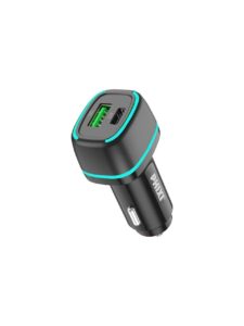 Phixi Force QCC4138 Çift Çıkışlı PD Destekli 38W Araç Şarj Adaptörü