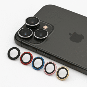 Phixi 16 Pro Max Çok Renkli Safir Kamera Lens Koruyucu
