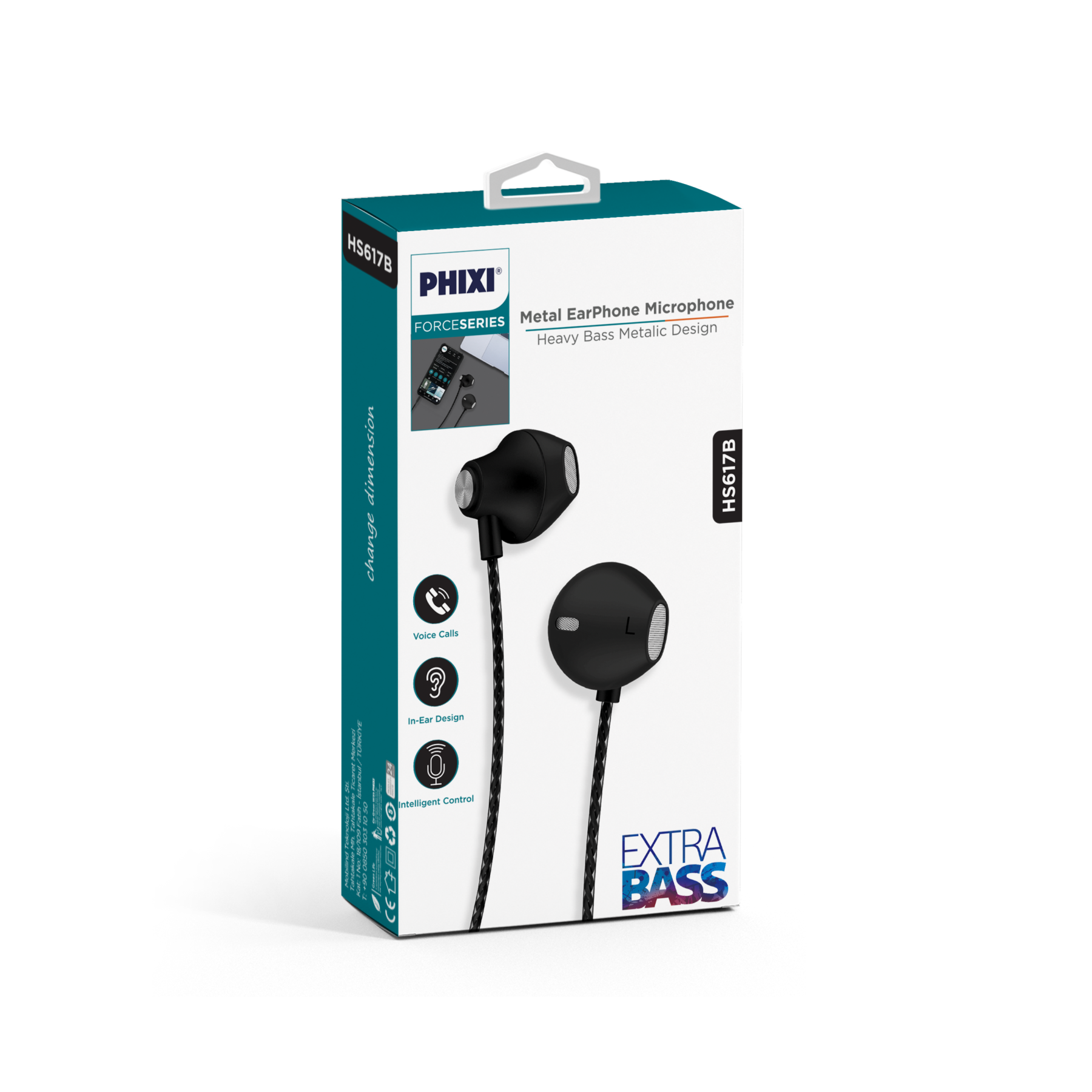 Phixi Force HS617B Mikrofonlu EarPods Kulaklık