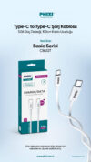 Phixi Basic CB412T Type-C to Type-C USB Şarj Kablosu - Görsel 2