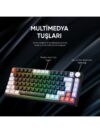 Gameagle Strike Compact Mekanik Klavye Hot Swap Anti Ghosting Türkçe Örgü Kablo Oyuncu Klavyesi - Görsel 3