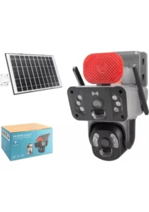 X5-Tech YT-58G Solar Güneş Enerjili Sim Kartlı Sd Kart Girişli Ip Kamera 2*3mp Lens V380 Pro ( Elektriğe Gerek Yoktur )